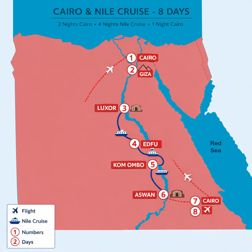 Trip map