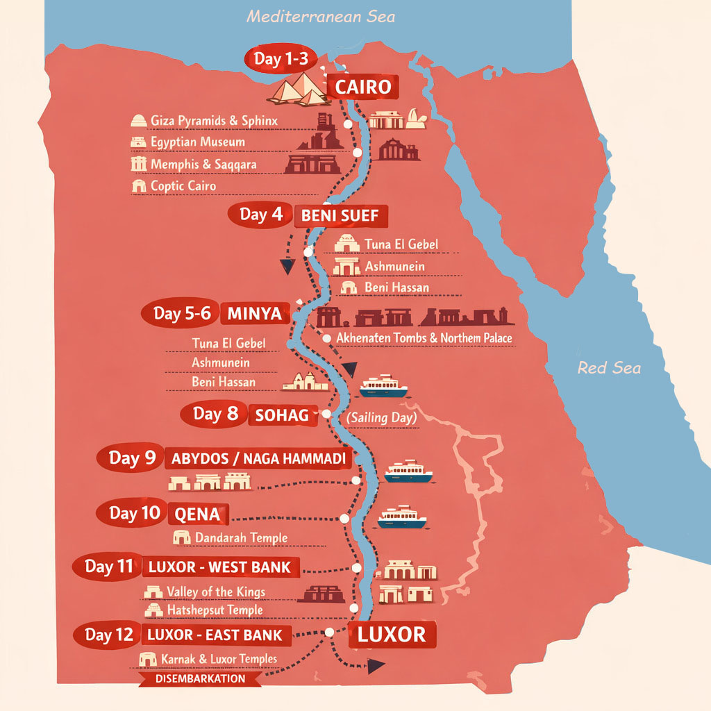 Trip map