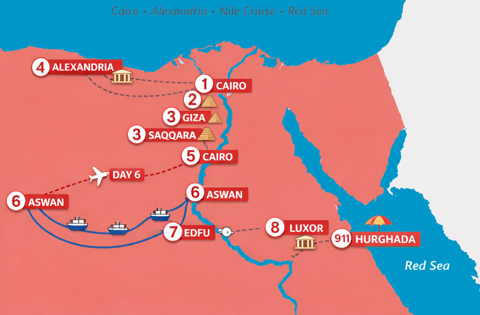 Trip map