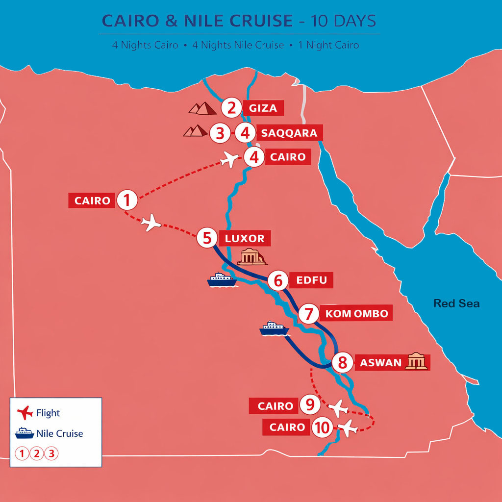 Trip map
