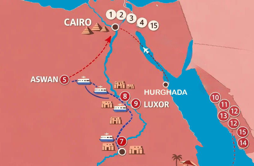 Trip map